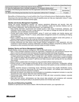 Microsoft Core Infratructure