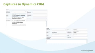 Microsoft CRM Roadshow Presentation by Postcode Anywhere | PPTX