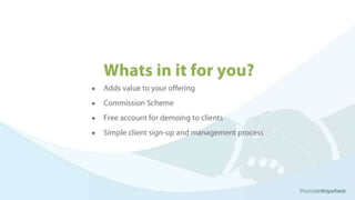 Microsoft CRM Roadshow Presentation by Postcode Anywhere | PPTX