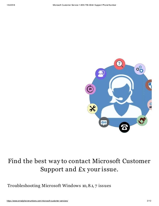 Microsoft customer service 1 855-755-0044 support phone number