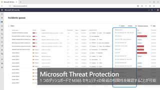 Microsoft Threat Protection
1 ĤΥåܩ`ɤ M365 ƥ{vԤ_J뤳Ȥ
 