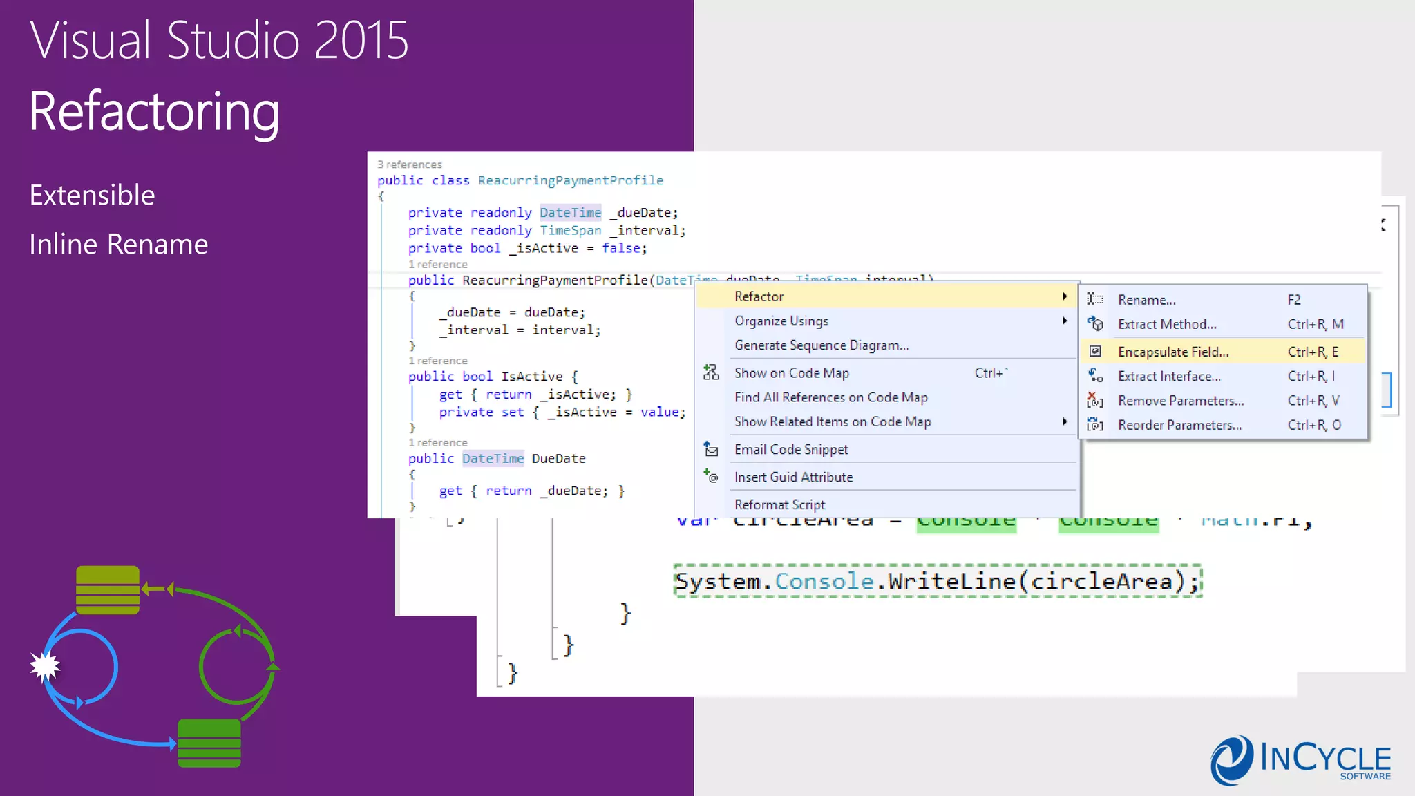 Refactoring
Extensible
Inline Rename
 