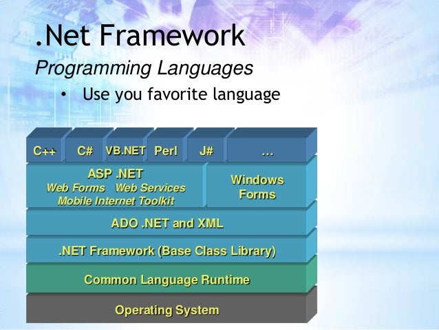 Microsoft dot net framework