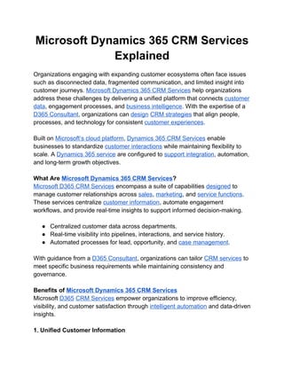 Microsoft Dynamics 365 CRM Services Explained.docx
