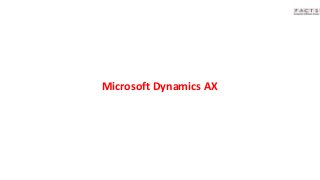Microsoft Dynamics AX
 