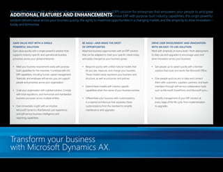 Microsoft dynamics ax - a new generation in ERP | PDF