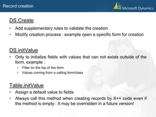 Microsoft dynamics ax2012 : forms and tables methods call sequences ...