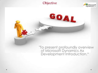 Microsoft dynamics ax 2012 development introduction part 1/3 | PPTX