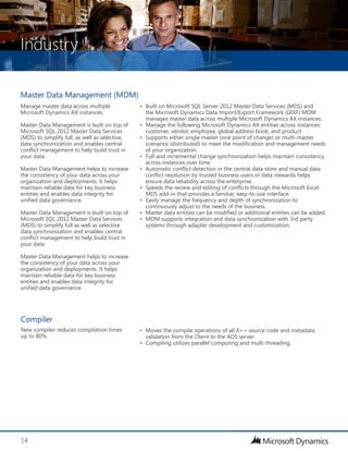 Microsoft Dynamics AX 2012 R3 Preview | PDF