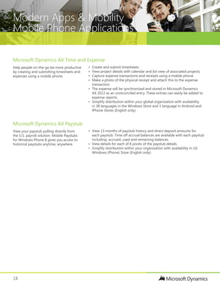 Microsoft Dynamics AX 2012 R3 Preview | PDF
