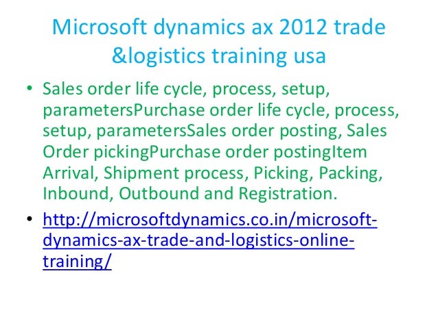 Microsoft Dynamics AX Trade and download - 2shared