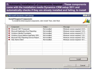 Microsoft dynamics crm 2011 installation | PPTX