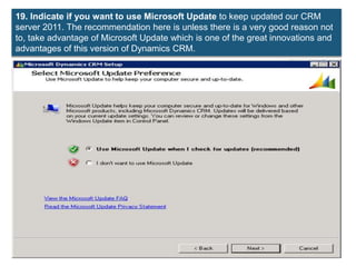 Microsoft dynamics crm 2011 installation | PPTX