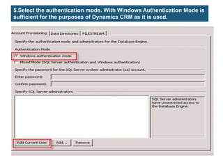 Microsoft dynamics crm 2011 installation | PPTX