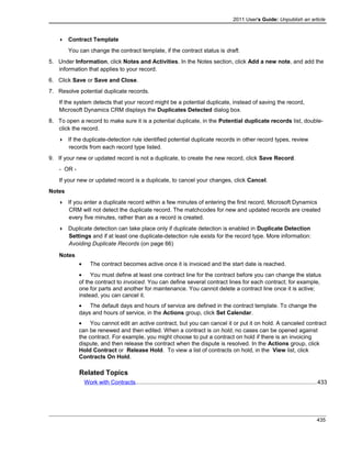 Microsoft dynamics crm 2011 user's guide