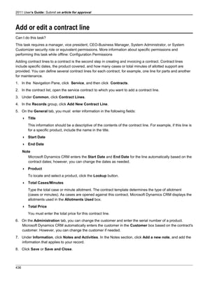 Microsoft dynamics crm 2011 user's guide