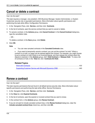 Microsoft dynamics crm 2011 user's guide