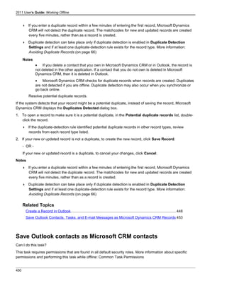 Microsoft dynamics crm 2011 user's guide