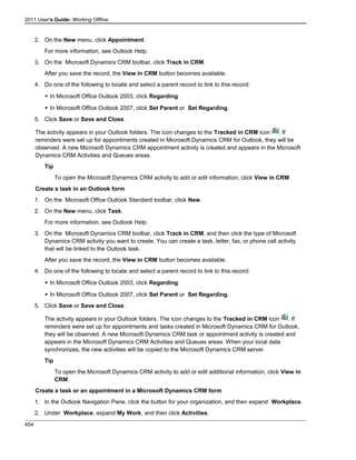 Microsoft dynamics crm 2011 user's guide