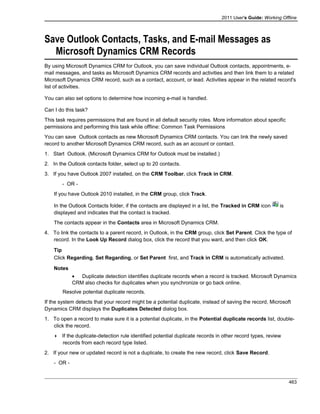 Microsoft dynamics crm 2011 user's guide