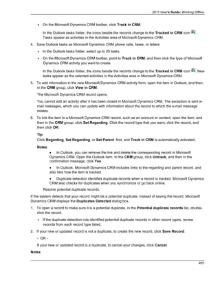 Microsoft dynamics crm 2011 user's guide