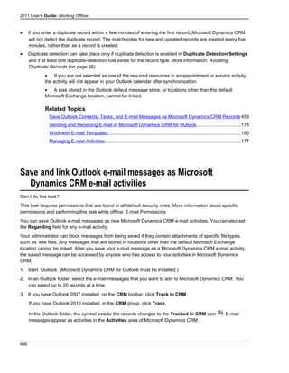 Microsoft dynamics crm 2011 user's guide