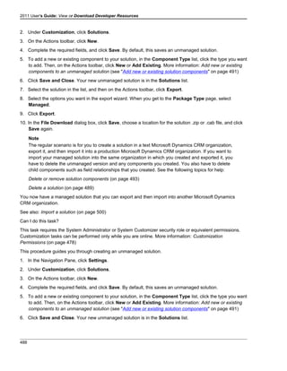 Microsoft dynamics crm 2011 user's guide