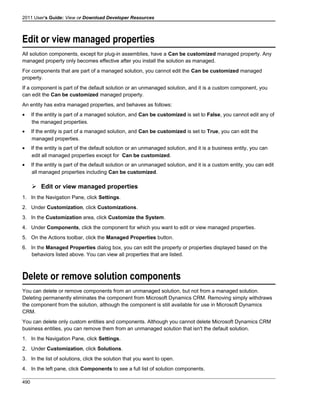 Microsoft dynamics crm 2011 user's guide