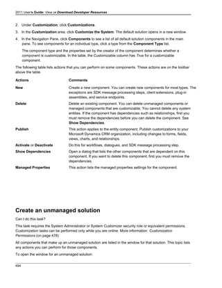 Microsoft dynamics crm 2011 user's guide