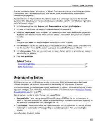 Microsoft dynamics crm 2011 user's guide