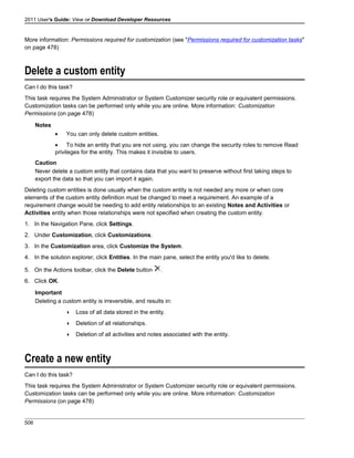 Microsoft dynamics crm 2011 user's guide
