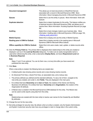 Microsoft dynamics crm 2011 user's guide