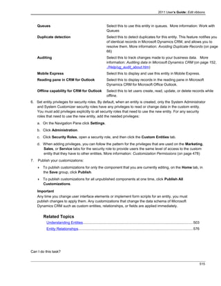 Microsoft dynamics crm 2011 user's guide