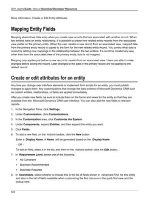 Microsoft dynamics crm 2011 user's guide