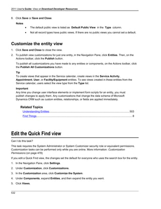 Microsoft dynamics crm 2011 user's guide