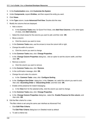 Microsoft dynamics crm 2011 user's guide