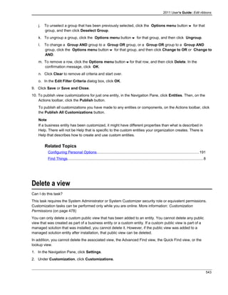 Microsoft dynamics crm 2011 user's guide