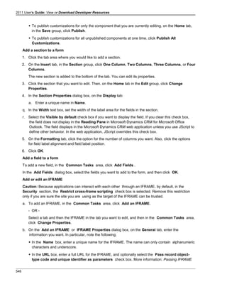 Microsoft dynamics crm 2011 user's guide