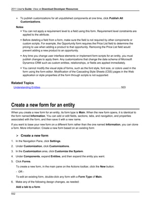 Microsoft dynamics crm 2011 user's guide