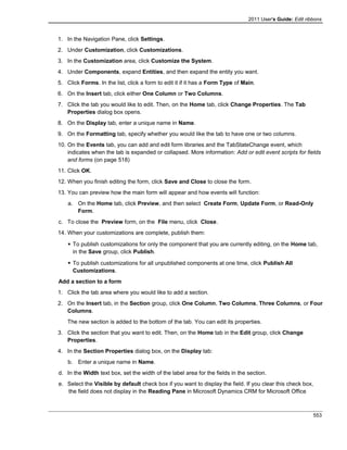Microsoft dynamics crm 2011 user's guide