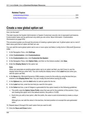 Microsoft dynamics crm 2011 user's guide