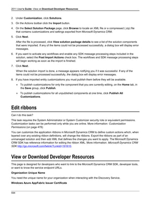Microsoft dynamics crm 2011 user's guide