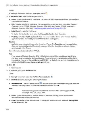 Microsoft dynamics crm 2011 user's guide