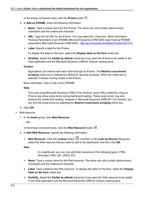 Microsoft dynamics crm 2011 user's guide