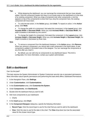 Microsoft dynamics crm 2011 user's guide