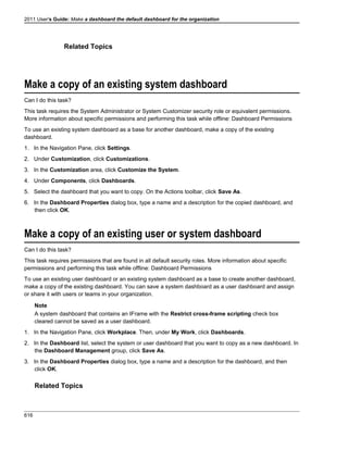 Microsoft dynamics crm 2011 user's guide