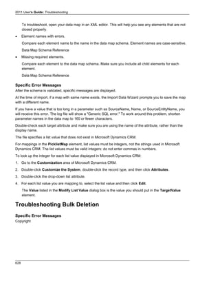 Microsoft dynamics crm 2011 user's guide