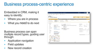 Business process-centric experience







 