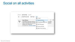 Social on all activities

 