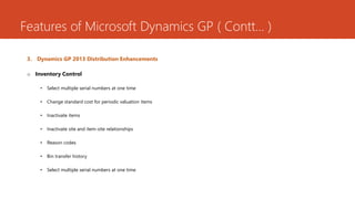 Microsoft dynamics gp | PPTX